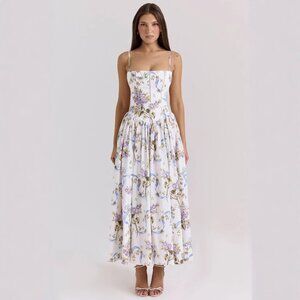 Multicolour Polyester Dress- Medium
